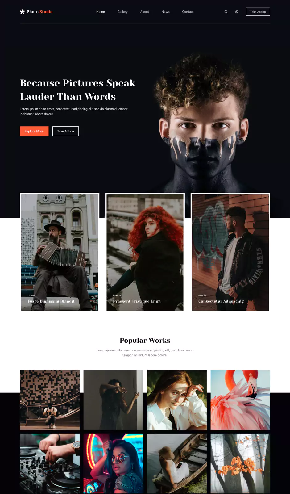 Blocksy Website Template: